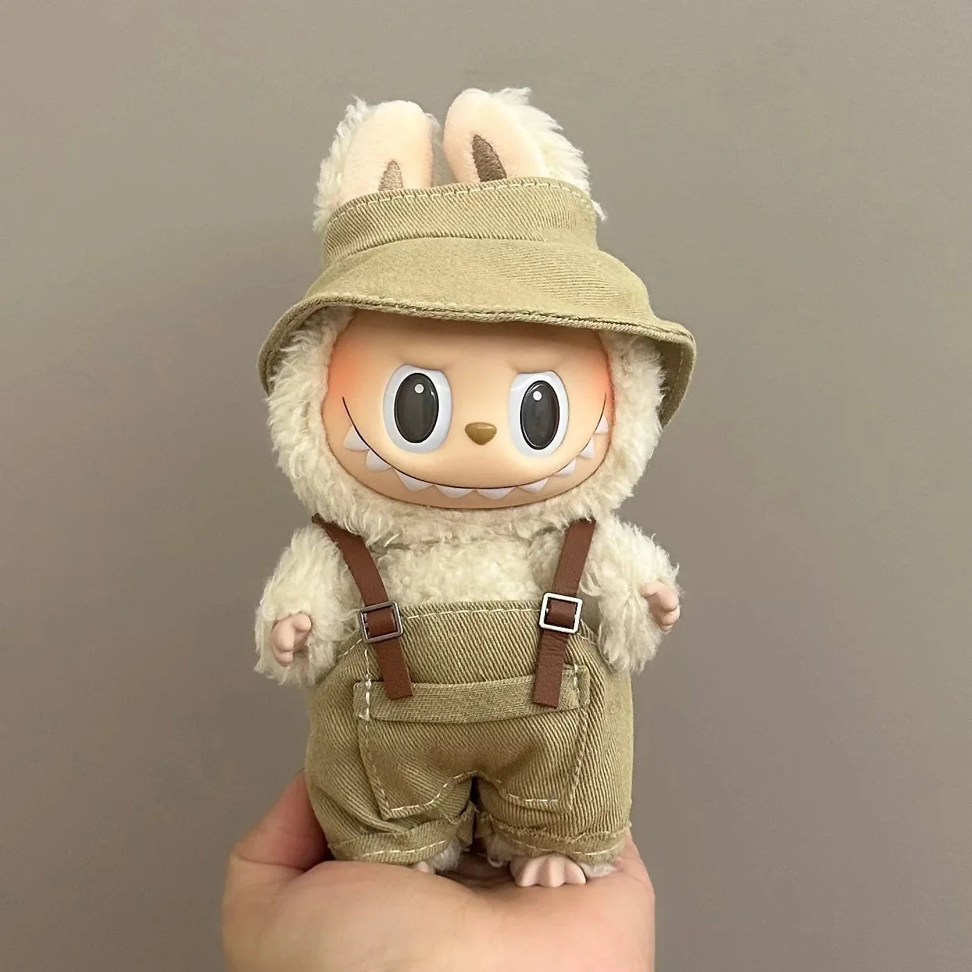 Labubu 17 cm Non-Official Cute Overall Set DollZio
