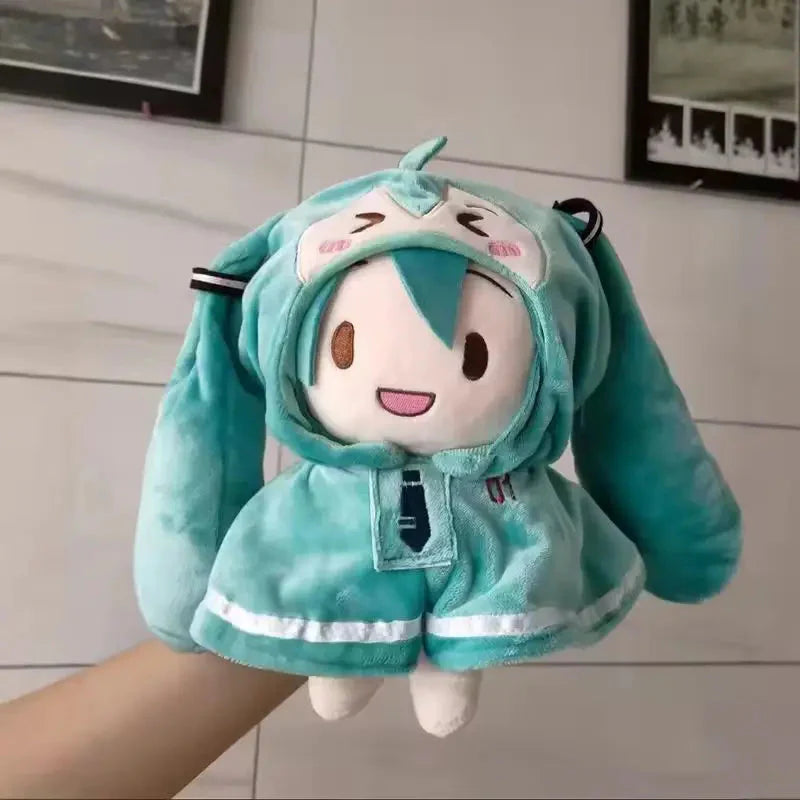 New Hatsune Miku Mini Cape Doll Clothes - 18-20cm Doll Outfit Cotton Material Removable and Changeable Costume Perfect for Anime DollZio