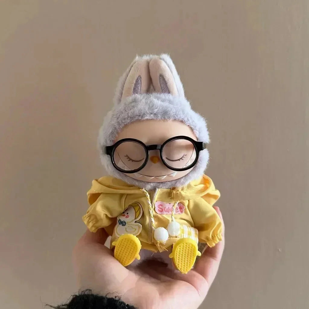 Dinosaur Raincoat Non-Official Set for Labubu Doll DollZio