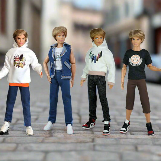 🧑‍🎨 1/6 BJD 30cm Anime Male Doll Clothes DollZio